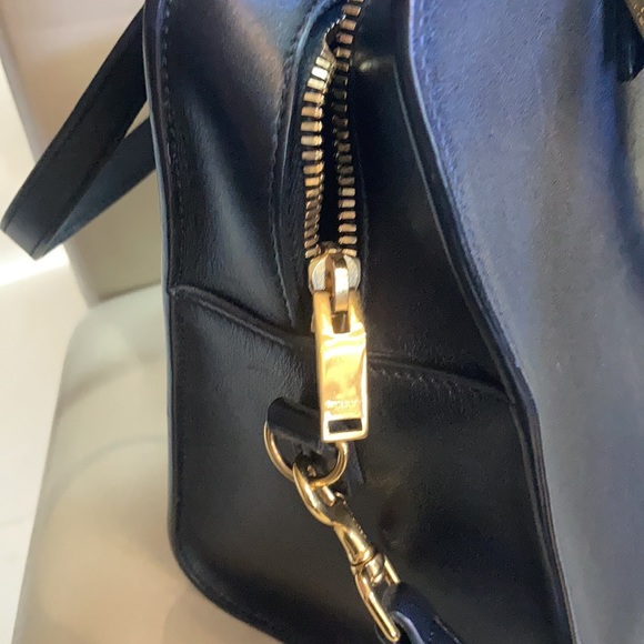 SAINT LAURENT CABAS CHYC YSL LEATHER SATCHEL - Picture 9 of 12